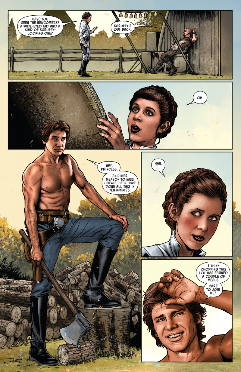Anyone else just break out into the song about Han C-3PO wrote in The Courtship of Princess Leia? No? Just me?